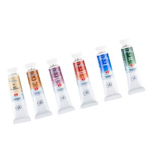 Kit 6 Tintas Aquarela White Nights em Tubo Palette of St. Petersburg - 2107