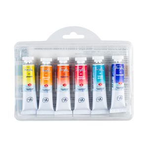 Kit 6 Tintas Aquarela White Nights em Tubo Autumn Palette - 2108