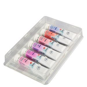 Kit 6 Tintas Aquarela White Nights em Tubo Rose Flowers  - 2109