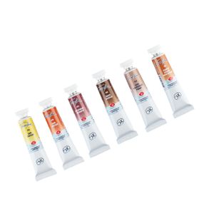 Kit 6 Tintas Aquarela White Nights em Tubo Natural Earths - 2110