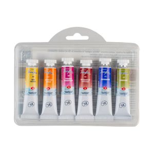 Kit 6 Tintas Aquarela White Nights em Tubo Classic - 2101