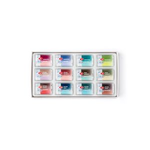 Kit 12 Tintas Aquarela Metamorphoses White Nights em Pastilha