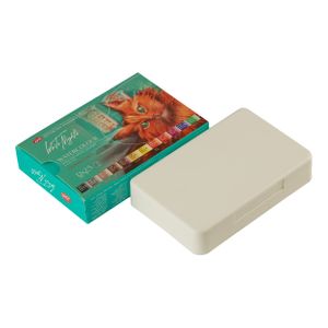 Kit 12 Tintas Aquarela White Nights em Pastilha Animalistics - 2558