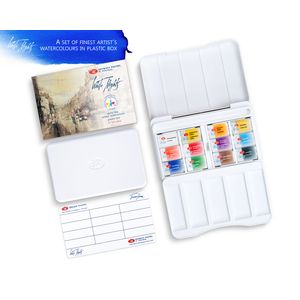 Kit 12 Tintas Aquarela White Nights em Pastilha "International Watercolor Society" - 1242