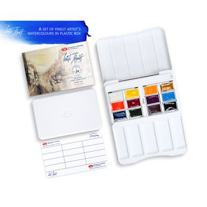 Kit 12 Tintas Aquarela White Nights em Pastilha "International Watercolor Society" - 1242