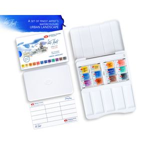 Kit 12 Tintas Aquarela White Nights em Pastilha Urban Landscape - 1873