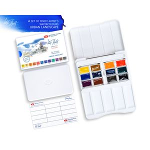 Kit 12 Tintas Aquarela White Nights em Pastilha Urban Landscape - 1873