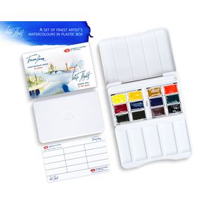 Kit 12 Tintas Aquarela White Nights em Pastilha - 1585