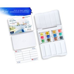 Kit 12 Tintas Aquarela White Nights em Pastilha - 1585