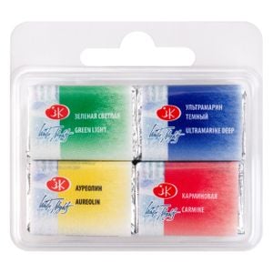Kit 4 Tintas Aquarela White Nights em Pastilha Mix 5