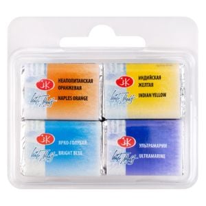 Kit 4 Tintas Aquarela White Nights em Pastilha Mix 9