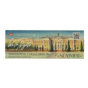 Kit 8 Tintas Aquarela White Nights em Pastilha Shimmering Collection - Summer