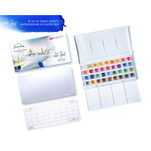 Kit 36 Tintas Aquarela White Nights em Pastilha - 1581