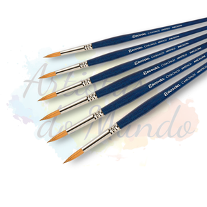 Pincel Escoda Serie Chronos Sintetico Mix Round Pointed