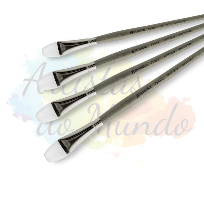 Pincel Escoda Serie Perla Sintetico Chato