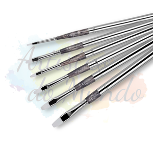 Pincel Escoda Serie Perla Travel Brush Chato 