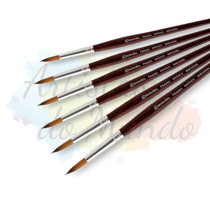 Pincel Escoda Serie Prado Sintetico Round
