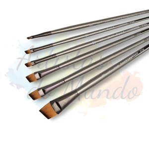 Pincel Zen Cerdas Sinteticas Angular (Chanfrado)