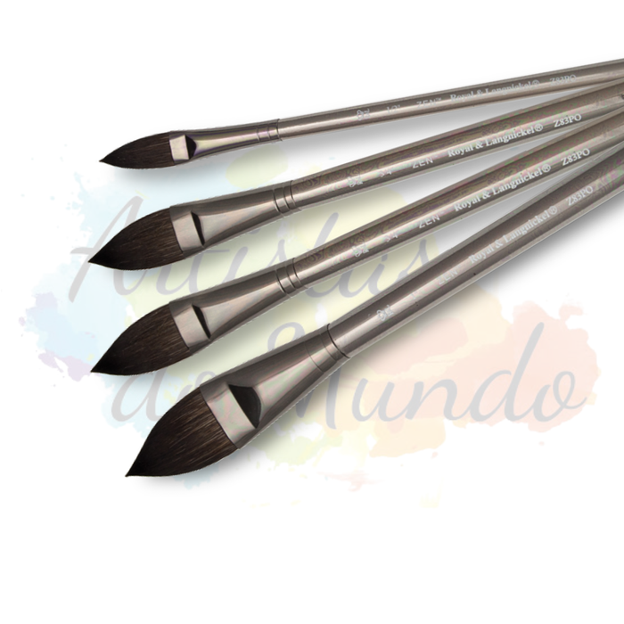 Pincel Zen Cerdas Mistas Pointed Oval Wash (Oval Pontiagudo)