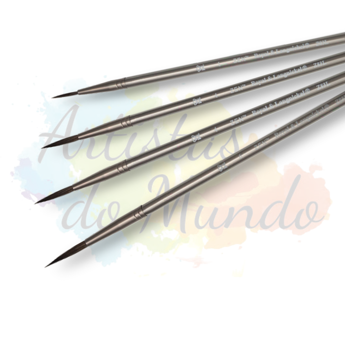 Pincel Zen Cerdas Mistas Script Liner (Filete Longo)