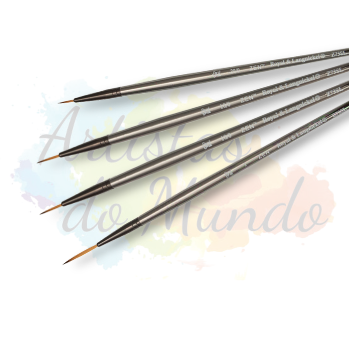 Pincel Zen Cerdas Sinteticas Script Liner (Filete Longo) 