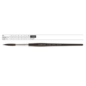 Pincel Escoda Serie Ultimo Sintetico Round Long 