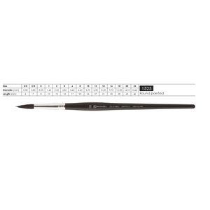 Pincel Escoda Serie Ultimo Sintetico Round Pointed