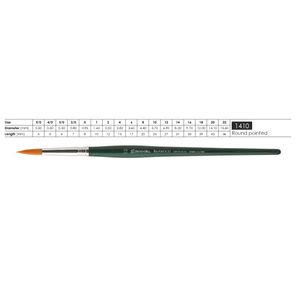 Pincel Escoda Serie Barroco Sintetico Round 