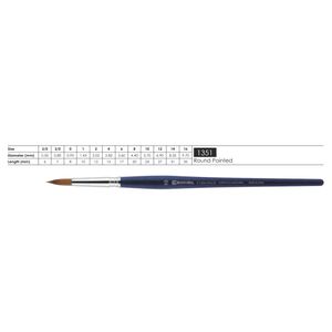 Pincel Escoda Serie Chronos Sintetico Mix Round Pointed