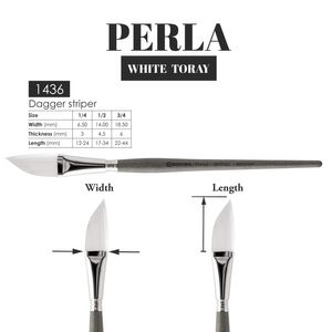 Pincel Escoda Serie Perla Sintetico Dagger