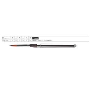 Pincel Escoda Serie Prado Travel Brush Round Pointed