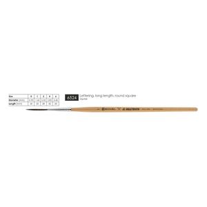 Pincel Escoda Serie El Deletrista Sintetico Round Long