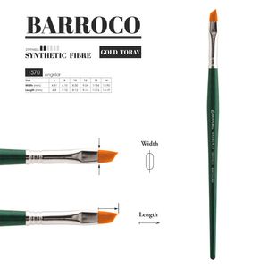 Pincel Escoda Serie Barroco Sintetico Angular