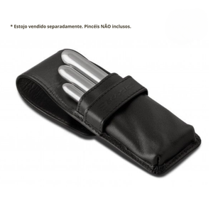 Estojo de Couro Escoda para 3 Pinceis Travel Brush - 8782