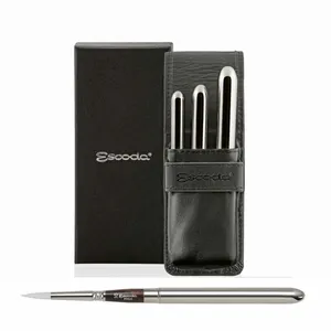 Estojo Escoda Perla com 3 Pinceis Travel Brush  - 1253