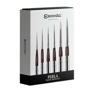 Estojo Escoda Perla com 6 Pinceis Travel Brush  - 1243