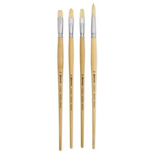 Kit Pincel Cabo Longo Escoda Classico com 4 Pinceis- 8950