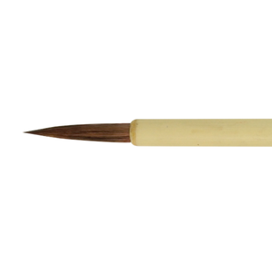 Pincel de Bambu Cerda Natural Redondo