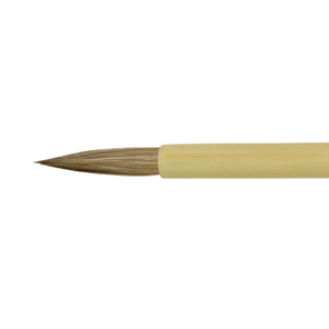 Pincel de Bambu Cerda Natural Redondo