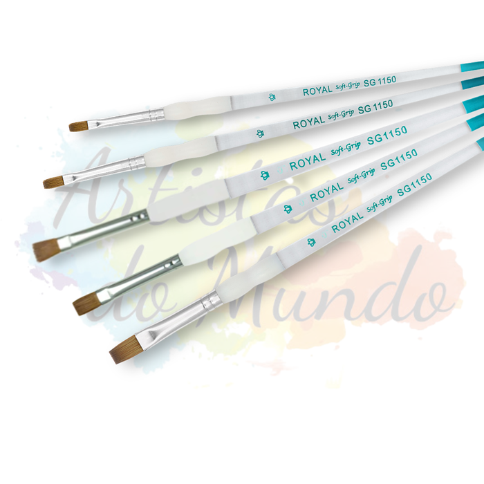 Pincel Soft Grip Chato
