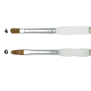Pincel Soft Grip Filbert (Lingua de Gato) 