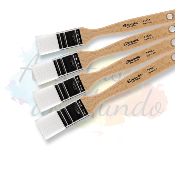 Trincha Escoda Serie Perla Sintetico Flat