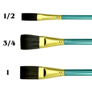 Pincel Royal & Langnickel Menta Stroke (Chato Longo)