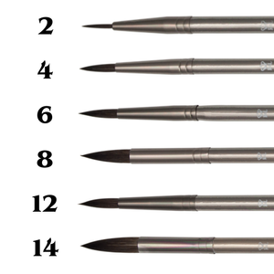 Pincel Zen Cerdas Mistas Round (Redondo)