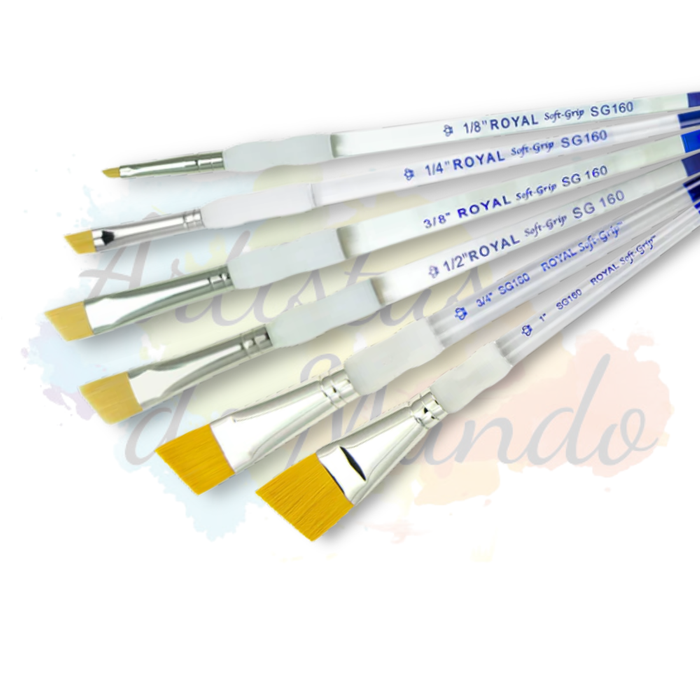 Pincel Soft Grip Angular (Chanfrado)