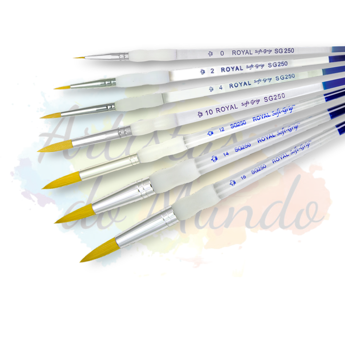 Pincel Soft Grip Round (Redondo)