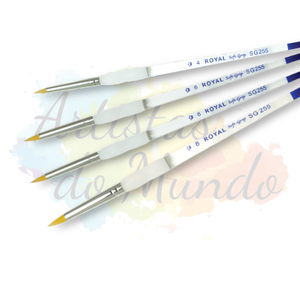 Pincel Soft Grip Short Round (Redondo Curto)