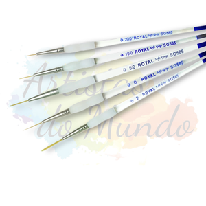 Pincel Soft Grip Script Liner (Filete Longo)