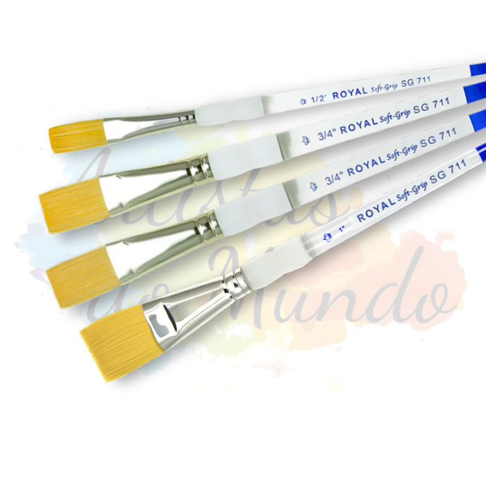 Pincel Soft Grip Stroke (Chato Longo)