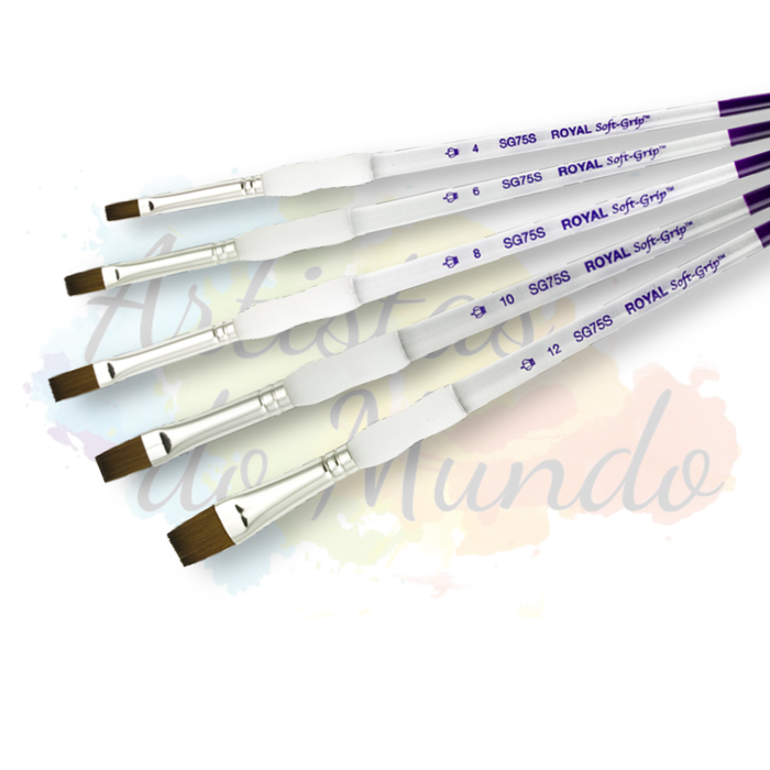 Pincel Soft Grip Chato
